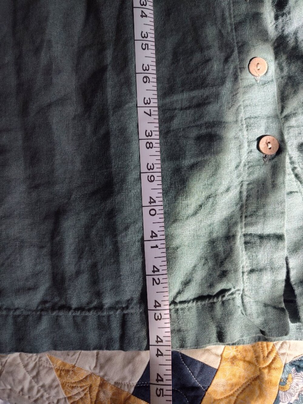 Linenia Forest Green Dress - Picture 7 of 7